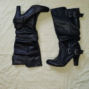 Mossimo Black heeled boots
